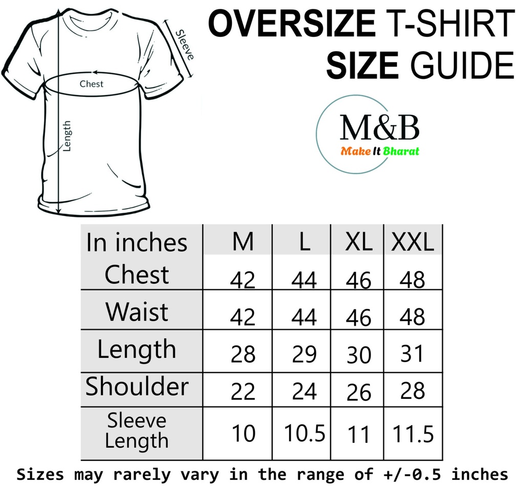 Black- Oversized Printed T-Shirt -Guts