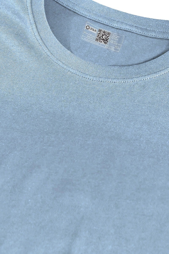 Sky Blue Round Neck T-Shirt
