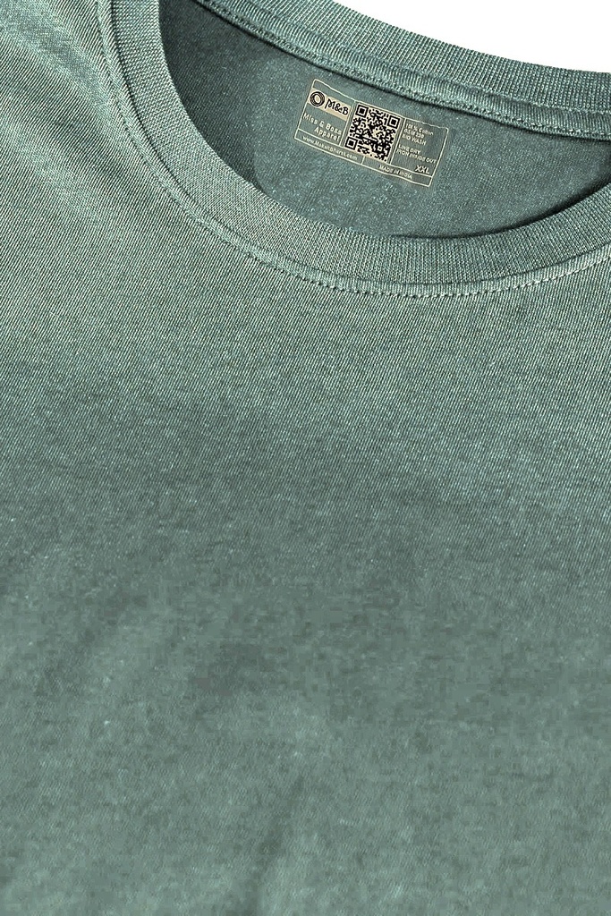 Pista Green Round Neck T-Shirt 