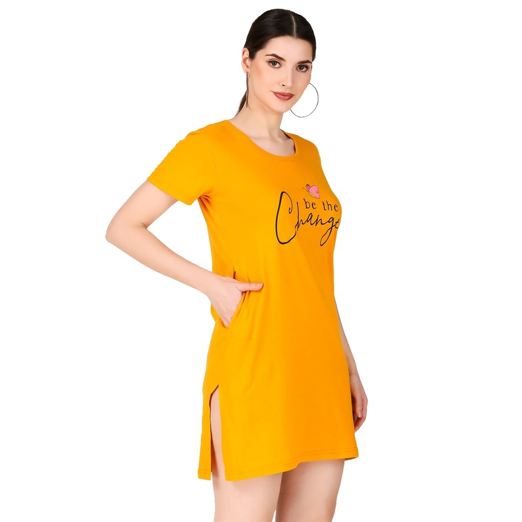 Girls Round-Neck Printed Half Sleeves T-Shirt