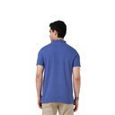 Blue POLO T-Shirt Plain solid Color
