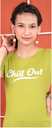 Girls Round-Neck Printed Half Sleeves T-Shirt - Pink