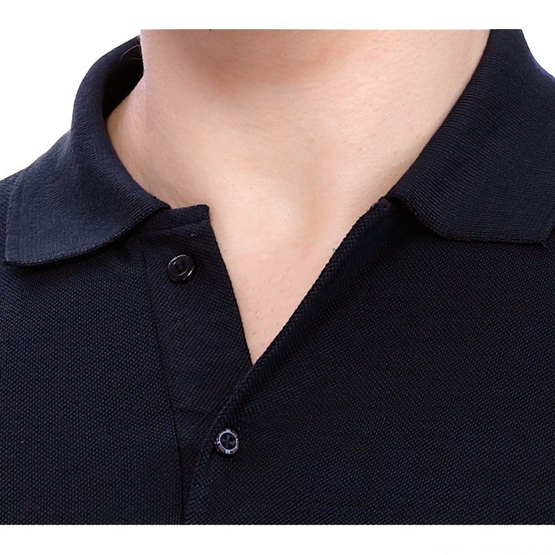 Grey POLO T-Shirt Plain solid Color