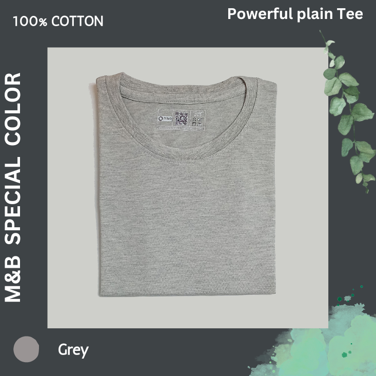 Grey Round Neck T-Shirt 