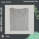 Grey Round Neck T-Shirt 