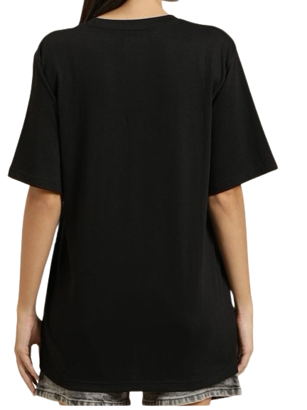 Black Printed Girls T-Shirt - You can do it