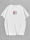 Black- Round Neck T-Shirt Plain solid Color