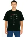 Black Oversized Army T Shirt  - Brahmos Operation Sindoor