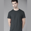 Stone Grey Round Neck T-Shirt