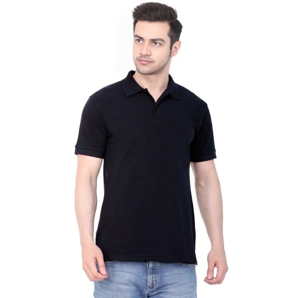 Navy Blue Polo T-Shirt