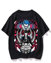 Black- Oversized Printed T-Shirt - MOKOMOKO Death Note