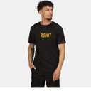 Black- Round Neck T-Shirt - ROHIT