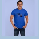Royal Blue Round Neck T-Shirt - Quit