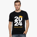 Black- Printed T-Shirt - Graduate 2024