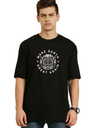 Black Oversized Holiday T-Shirt - Make Earth