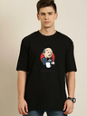 Black Oversized Science & Tech T Shirt - Jenkins