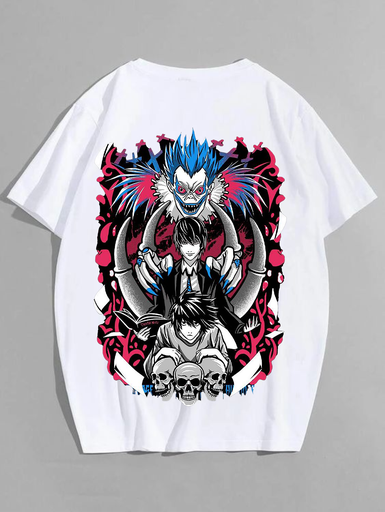 White- Oversized Printed T-Shirt - X23