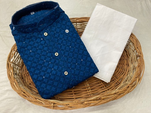 Men's Kurta Pajama - Blue