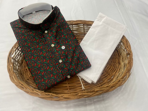 Men's Kurta Pajama - print 