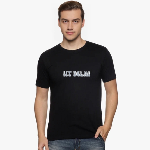 Black- Printed T-Shirt - IIT
