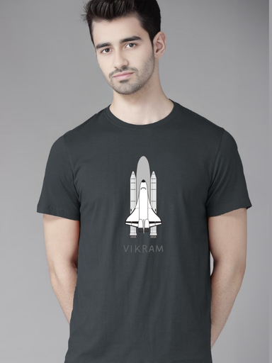 Grey Printed T-Shirt - Vikram