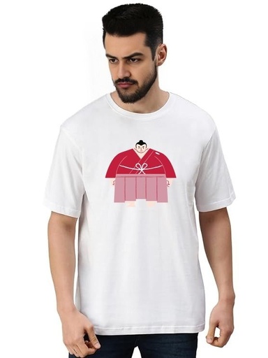 White Oversized Country T-Shirt - Japan Tour