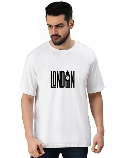White Oversized Country T-Shirt - London Tour